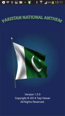 Pakistan National Anthem android App screenshot 0